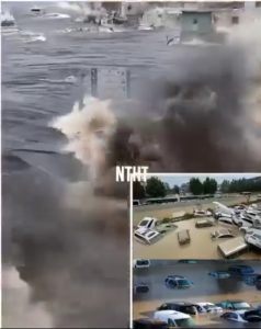 9.1 magnitude earthquake also causes a large Tidal in the city of…See more